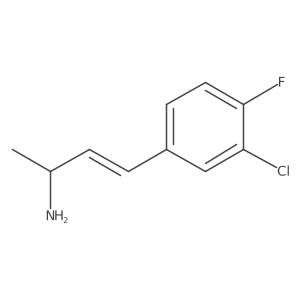 4-(3-Chloro-4-fluorophenyl)but-3-en-2-amine Structure