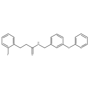 3-(2-fluorophenyl)-N-(3-(pyridin-2-yloxy)benzyl)propanamide Structure