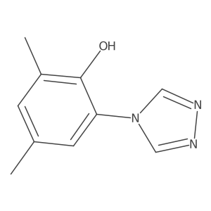 2,4-dimethyl-6-(4H-1,2,4-triazol-4-yl)phenol结构式