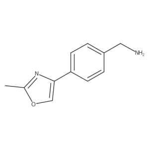 4-(2-Methyl-4-oxazolyl)benzenemethanamine结构式