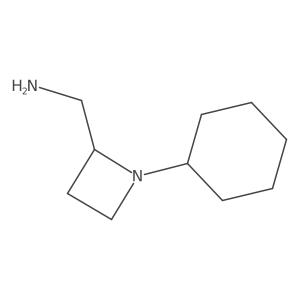 (1-Cyclohexylazetidin-2-yl)methanamine Structure