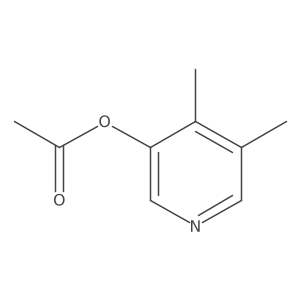 (4,5-Dimethylpyridin-3-yl) acetate Structure