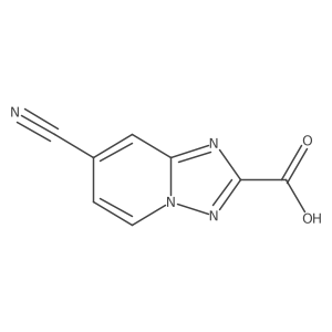 7-Cyano-[1,2,4]triazolo[1,5-a]pyridine-2-carboxylic acid Structure