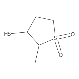 3-Mercapto-2-methyltetrahydrothiophene 1,1-dioxide结构式