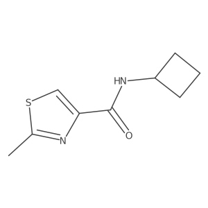 N-cyclobutyl-2-methyl-1,3-thiazole-4-carboxamide Structure