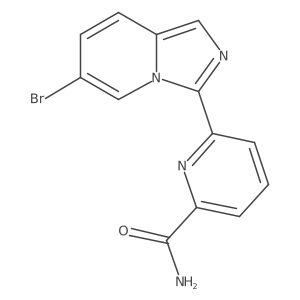 6-(6-Bromoimidazo[1,5-a]pyridin-3-yl)-2-pyridinecarboxamide Structure