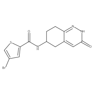 4-bromo-N-(3-oxo-2,3,5,6,7,8-hexahydrocinnolin-6-yl)thiophene-2-carboxamide Structure