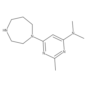 6-(1,4-diazepan-1-yl)-N,N,2-trimethylpyrimidin-4-amine Structure