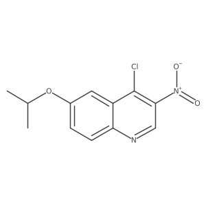 4-Chloro-3-nitro-6-(propan-2-yloxy)quinoline Structure