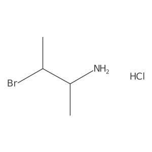 3-Bromobutan-2-amine hydrochloride Structure