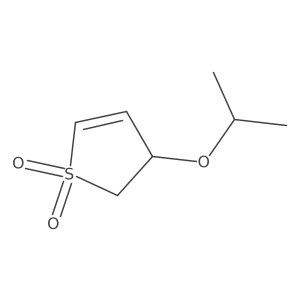 3-(Propan-2-yloxy)-2,3-dihydro-1lambda6-thiophene-1,1-dione Structure