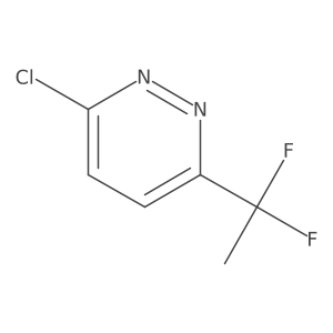 3-Chloro-6-(1,1-difluoroethyl)pyridazine Structure