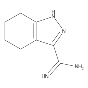 4,5,6,7-tetrahydro-2H-indazole-3-carboximidamide Structure