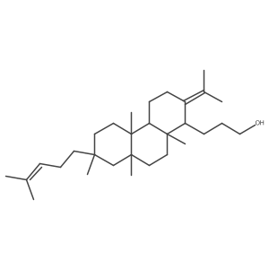 (1S,4aS,4bR,7R,8aS,10aS)-Tetradecahydro-4b,7,8a,10a-tetramethyl-2-(1-methylethylidene)-7-(4-methyl-3-penten-1-yl)-1-phenanthrenepropanol Structure