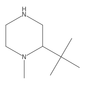 (2R)-2-tert-butyl-1-methylpiperazine Structure