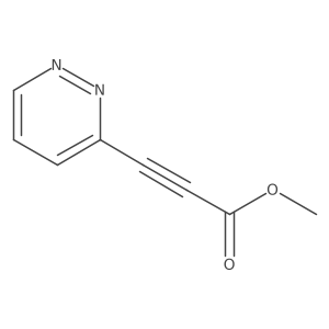 Methyl 3-(pyridazin-3-yl)prop-2-ynoate结构式