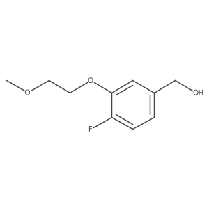 [4-Fluoro-3-(2-methoxyethoxy)phenyl]methanol Structure
