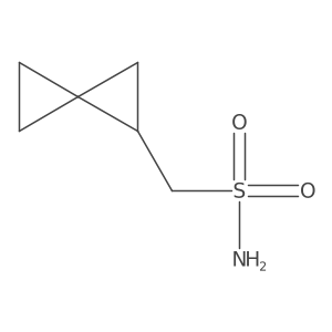 {Spiro[2.2]pentan-1-yl}methanesulfonamide结构式