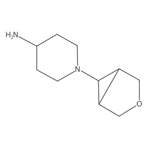1-{3-Oxabicyclo[3.1.0]hexan-6-yl}piperidin-4-amine Structure