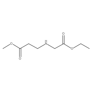 Methyl 3-[(2-ethoxy-2-oxoethyl)amino]propanoate Structure