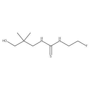 3-(2-Fluoroethyl)-1-(3-hydroxy-2,2-dimethylpropyl)thiourea结构式