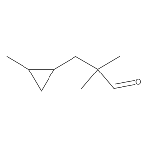 2,2-Dimethyl-3-(2-methylcyclopropyl)propanal Structure