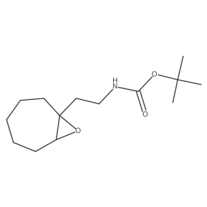 tert-butyl N-(2-{8-oxabicyclo[5.1.0]octan-1-yl}ethyl)carbamate Structure