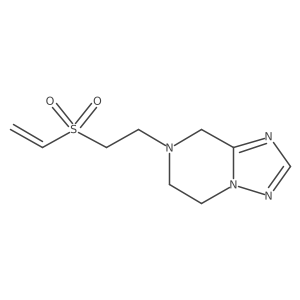 7-(2-Ethenylsulfonylethyl)-6,8-dihydro-5H-[1,2,4]triazolo[1,5-a]pyrazine结构式