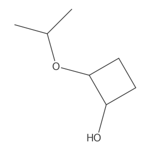 2-(Propan-2-yloxy)cyclobutan-1-ol结构式