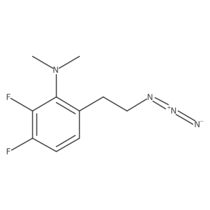 6-(2-azidoethyl)-2,3-difluoro-N,N-dimethylaniline结构式