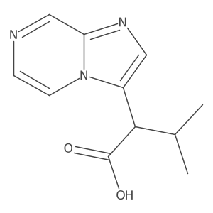 2-{Imidazo[1,2-a]pyrazin-3-yl}-3-methylbutanoic acid结构式