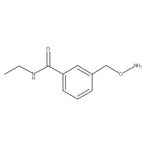 3-[(aminooxy)methyl]-N-ethylbenzamide结构式