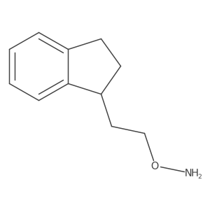 O-[2-(2,3-dihydro-1H-inden-1-yl)ethyl]hydroxylamine结构式