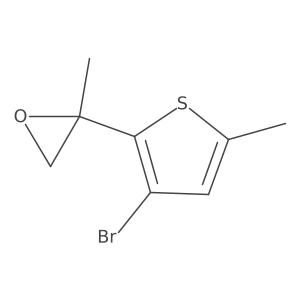 2-(3-Bromo-5-methylthiophen-2-yl)-2-methyloxirane Structure