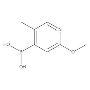 (2-Methoxy-5-methylpyridin-4-yl)boronic acid Structure