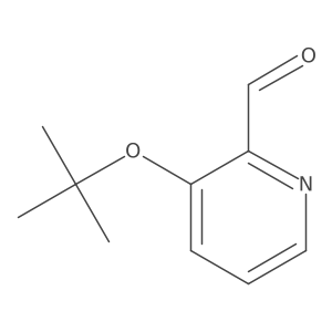 3-(tert-Butoxy)picolinaldehyde结构式