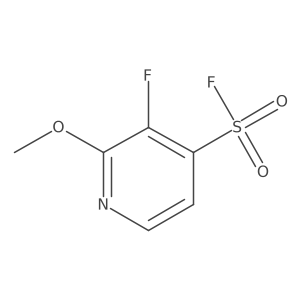 3-Fluoro-2-methoxypyridine-4-sulfonyl fluoride结构式