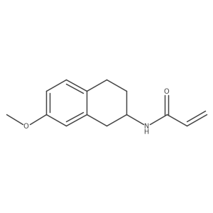 N-(7-Methoxy-1,2,3,4-tetrahydronaphthalen-2-yl)prop-2-enamide结构式