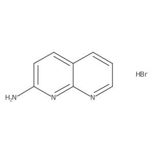 1,8-Naphthyridin-2-amine hydrobromide结构式