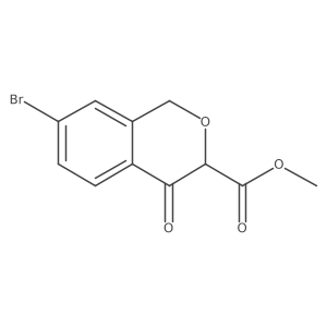 Methyl 7-Bromo-4-oxoisochroman-3-carboxylate Structure