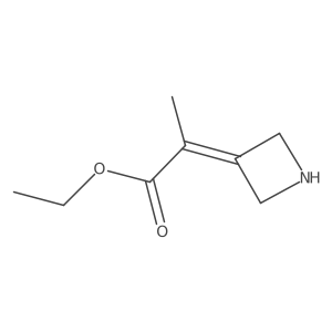 Ethyl 2-(azetidin-3-ylidene)propanoate Structure
