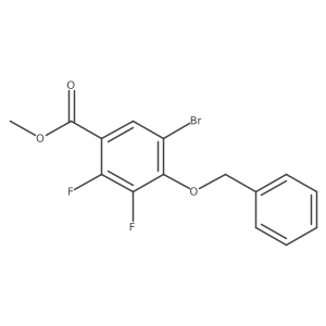Methyl 4-(benzyloxy)-5-bromo-2,3-difluorobenzoate Structure