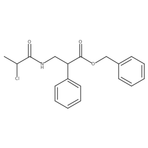 Benzyl 3-(2-chloropropanamido)-2-phenylpropanoate结构式
