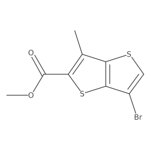 Methyl 3-bromo-6-methylthieno[3,2-b]thiophene-5-carboxylate Structure