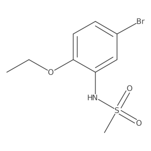 N-(5-Bromo-2-ethoxyphenyl)methanesulfonamide结构式