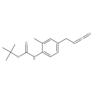 tert-butyl N-[4-(isocyanatomethyl)-2-methylphenyl]carbamate结构式
