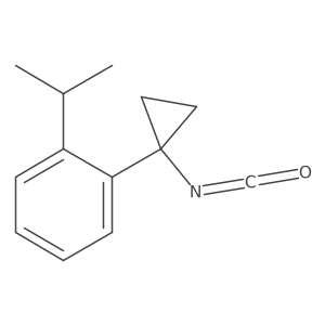1-(1-Isocyanatocyclopropyl)-2-(propan-2-yl)benzene结构式