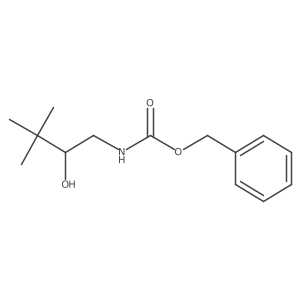 benzyl N-[(2R)-2-hydroxy-3,3-dimethylbutyl]carbamate结构式