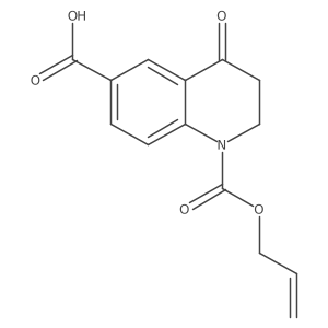 4-Oxo-1-[(prop-2-en-1-yloxy)carbonyl]-1,2,3,4-tetrahydroquinoline-6-carboxylic acid Structure