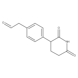 2-(4-(2,6-Dioxopiperidin-3-yl)phenyl)acetaldehyde结构式